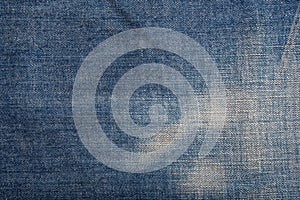 Blue denim jean texture and seamless background.