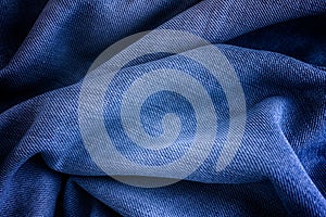 Blue denim texture background