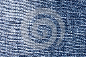 Blue denim texture. Macro photo of fabric