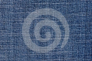 Blue denim texture. Macro photo of fabric