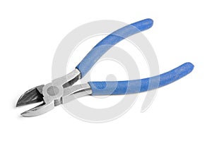 Blue diagonal pliers (side cutters)