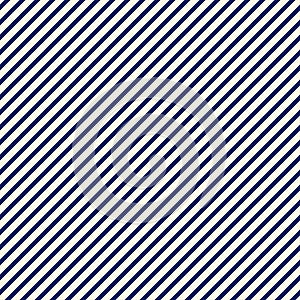 Blue diagonal stripes abstract background. Thin slanting line wallpaper. Seamless pattern with simple classic motif. photo