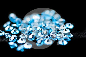 Blue diamonds.