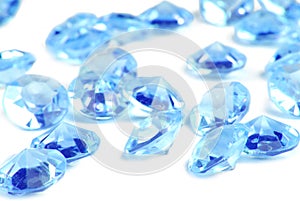 Blue diamonds