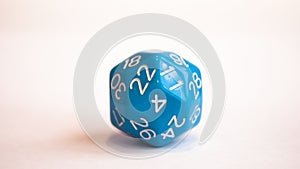 Blue dice