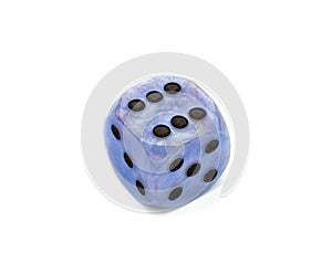 Blue dice