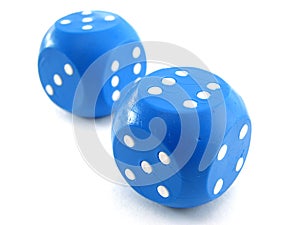 Blue dices