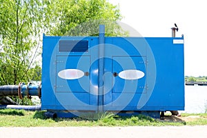 Blue Diesel Powered Generator