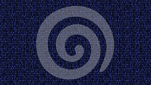 Blue digital binary code vector