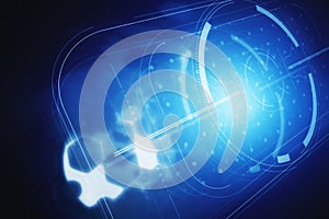 Technology and media concept