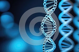 blue dna helix,dna structure, Genetic Code, Science Biotechnology, Medical science research, Science laboratory