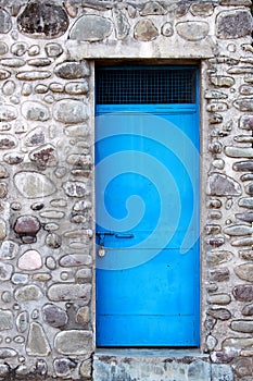 Blue door