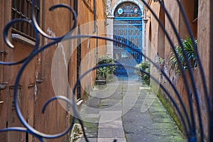 Blue door