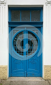 Blue door