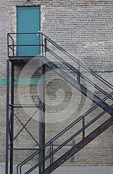 Blue Door and Fire Escape