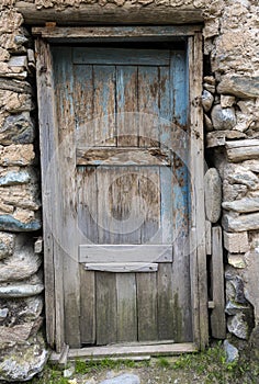 Blue Door in Kalai Humb Tajikistan