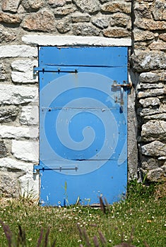 Azul puerta 