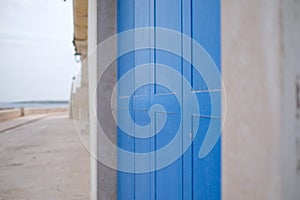 Blue door in Monopoli