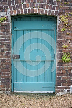 Blue door