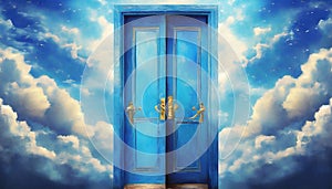 blue door to heaven