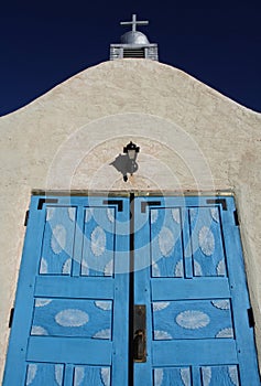 Blue Doors, San Ysidro Church