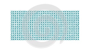 Blue Dot Grid Pattern for Modern Digital Backgrounds, vector design Generative AI