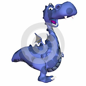 Blue Dragon Cartoon