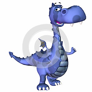 Blue Dragon Cartoon