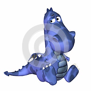 Blue Dragon Cartoon