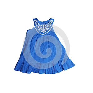 Blue dress for girls