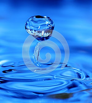 Blue drop