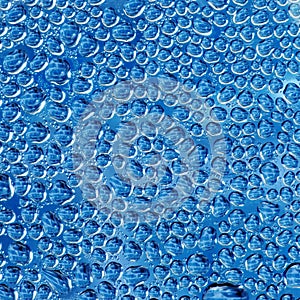 Blue droplets background