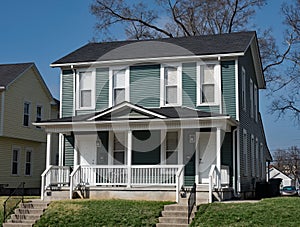 Blue Duplex Housing