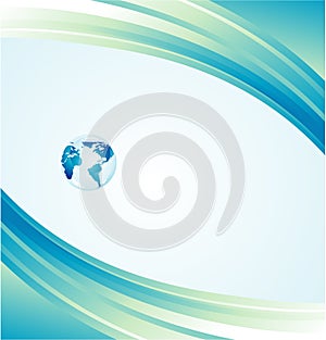 Blue Earth Background