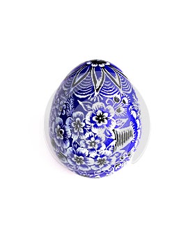 Blue Easter egg