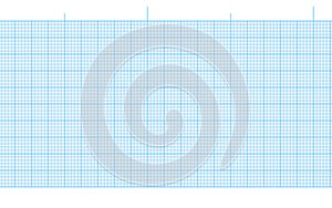 Blue ecg paper seamless background for heart beat rate recording