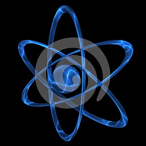 Blue electric atom