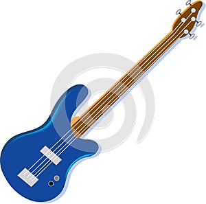 Blue Electric Guitar