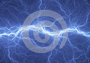 Blue electric lighting