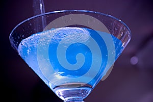 Blue Electric Martini