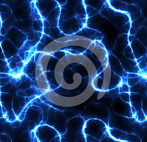 blue Electricity spark power