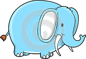 Blue Elephant vector