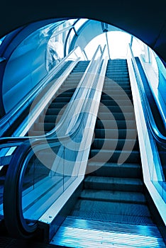 Blue elevator elevators