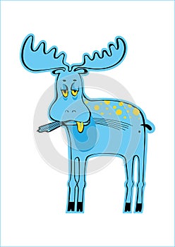 Blue elk