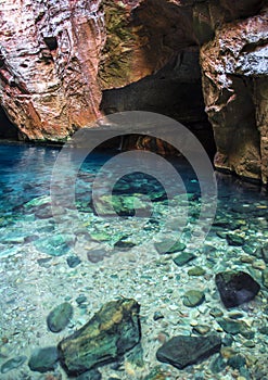 The blue enchant Encanto azul in Chapada das mesas, Brazil