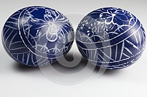 Blue Ester Decorated Eggs