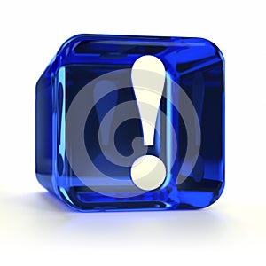 Blue Exclamation Mark Icon