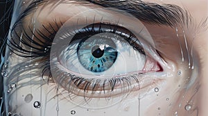 G\'s Eyes: Hyper-realistic Eye Paintings By Ludo Fenzi photo