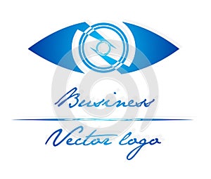 Blue eye logo