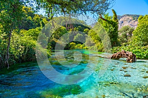 Blue eye spring near Sarande, Albania